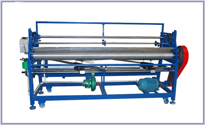 简易直斜纹卷布机